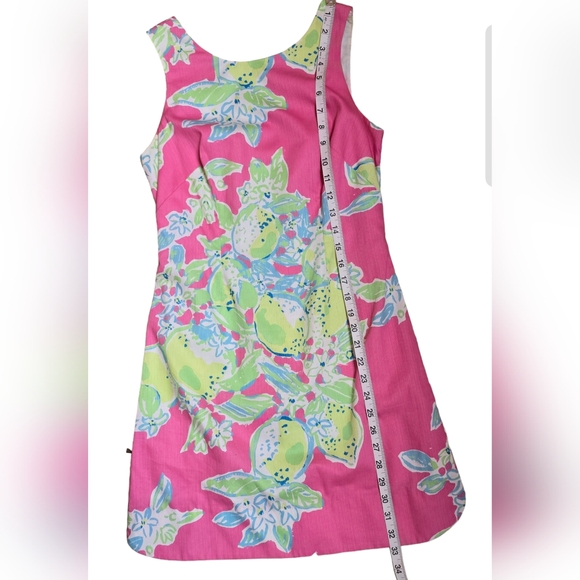 Lilly Pulitzer Delia Shift Dress Hotty Pink Lemonade  Size 00 - Picture 12 of 12